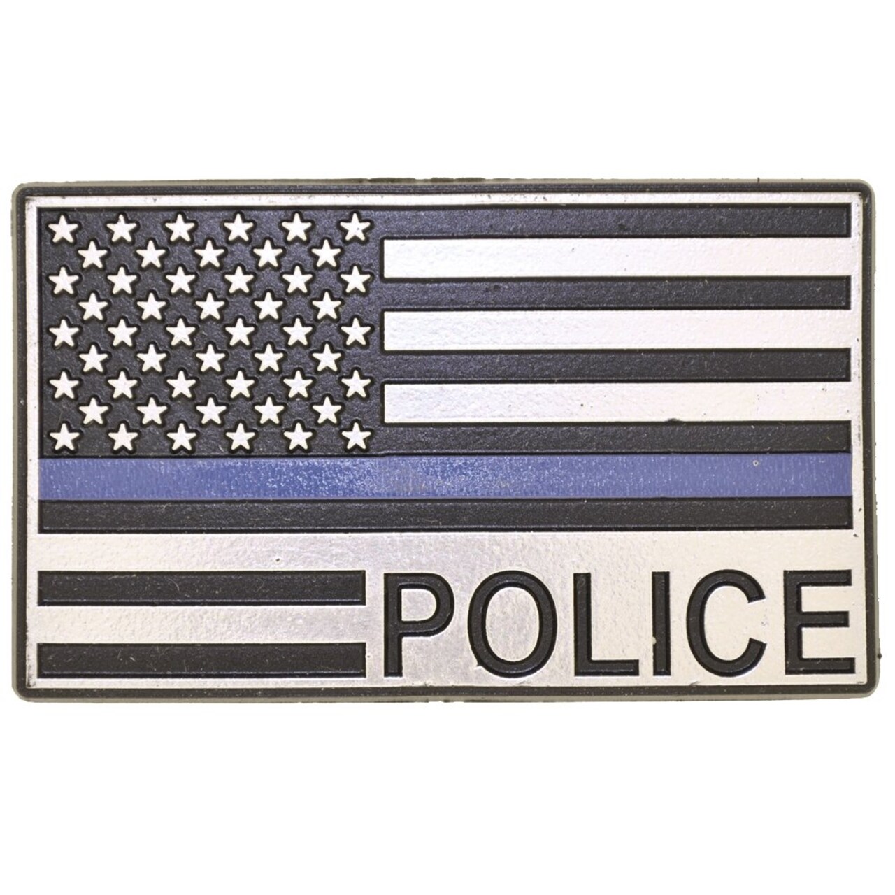 Police Blue Line American Flag Car Fridge Locker Decal Flexible Magnet 3"